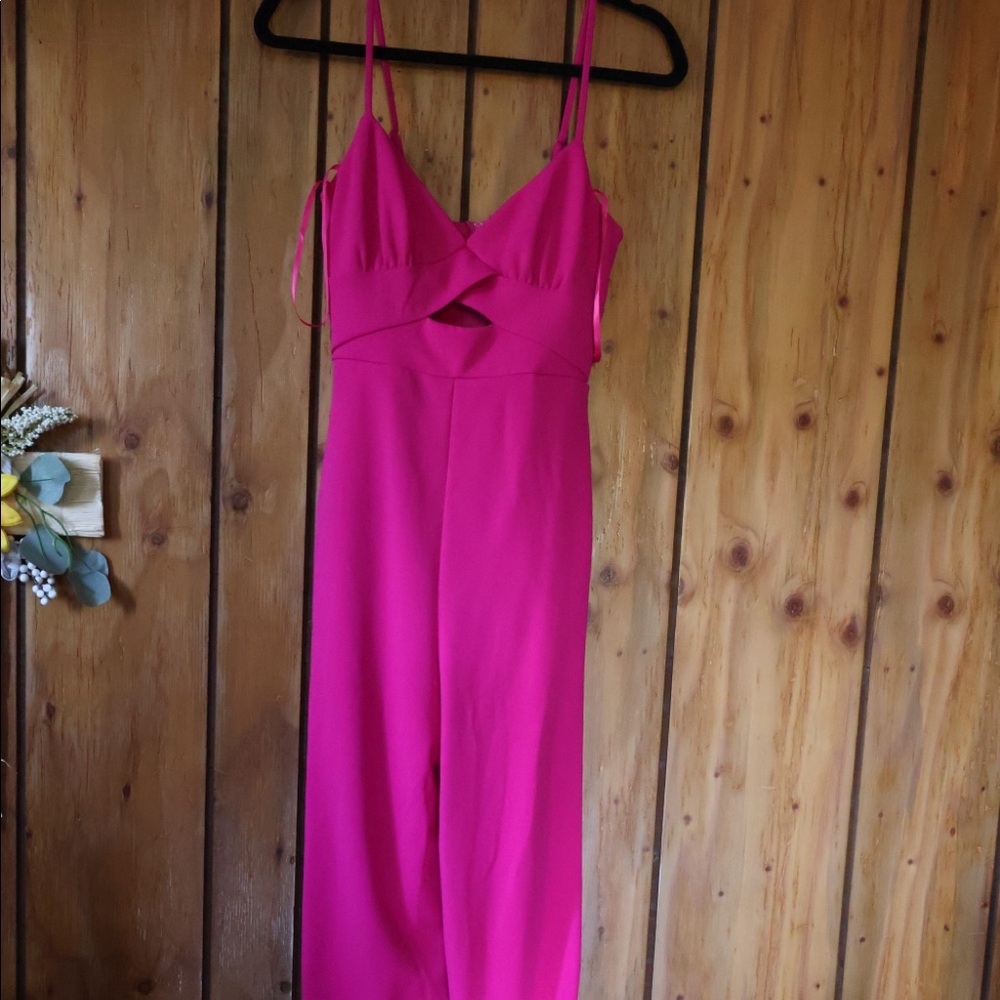 Pink jumpsuit